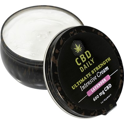 Earthly Body CBD Daily Ultimate Strength Intensive Cream Lavender 5 Fl. Oz.