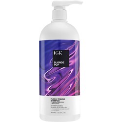 IGK BLONDE POP Purple Toning Shampoo Liter