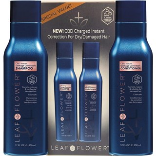 LEAF & FLOWER CBD Instant Damage Correction Duo Pack 2 pc.