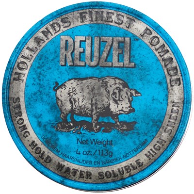 Reuzel Blue Pomade Strong Hold High Sheen 4 Fl. Oz.