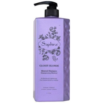 Saphira Glossy Blonde Mineral Shampoo Liter
