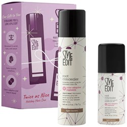 Style Edit TWICE AS NICE Travel Essentials Hair Duo - Light Brown 2 pc.