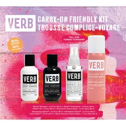 Verb carry-on friendly kit 4 pc.